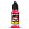Vallejo Game Color 72.157 Fluorescent Red, 18 ml